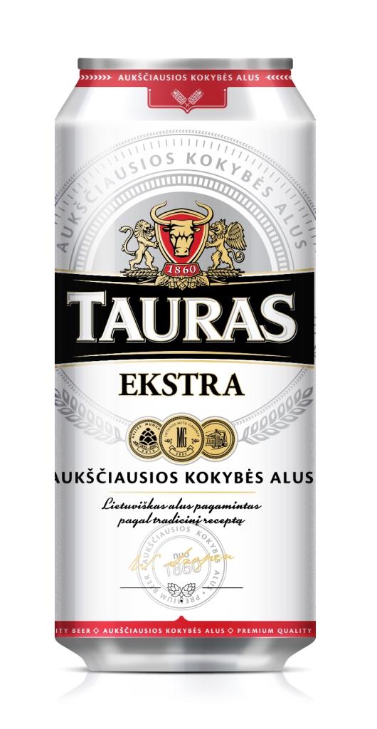 Prekės ženklas: TAURAS EKSTRA AUKŠČIAUSIOS KOKYBĖS ALUS